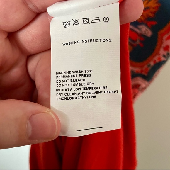 Farm Rio Giannina Knit Midi Dress Size Extra Small - Picture 9 of 9